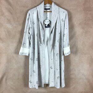 MOOD Pajamas Sleepy Cat-Ultra Soft Bath Robe Size Large